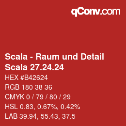 颜色代码: Scala - Raum und Detail - Scala 27.24.24 | qconv.com