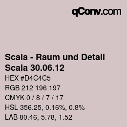 Código de color: Scala - Raum und Detail - Scala 30.06.12 | qconv.com