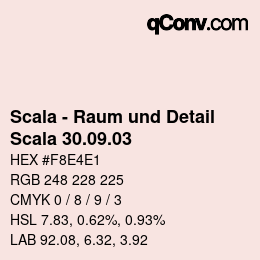 Color code: Scala - Raum und Detail - Scala 30.09.03 | qconv.com