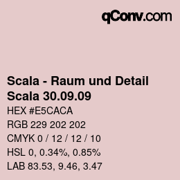 颜色代码: Scala - Raum und Detail - Scala 30.09.09 | qconv.com