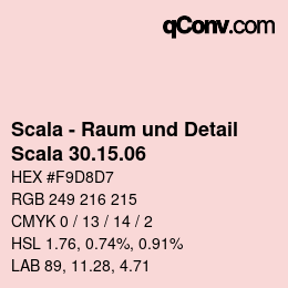 Code couleur: Scala - Raum und Detail - Scala 30.15.06 | qconv.com