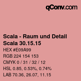 颜色代码: Scala - Raum und Detail - Scala 30.15.15 | qconv.com