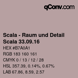 カラーコード: Scala - Raum und Detail - Scala 33.09.16 | qconv.com