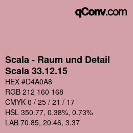 颜色代码: Scala - Raum und Detail - Scala 33.12.15 | qconv.com