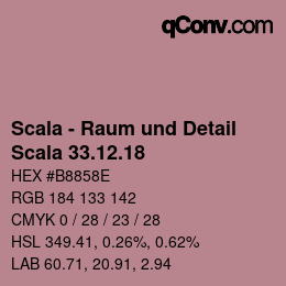 カラーコード: Scala - Raum und Detail - Scala 33.12.18 | qconv.com