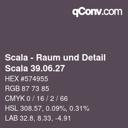Farbcode: Scala - Raum und Detail - Scala 39.06.27 | qconv.com