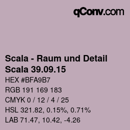 カラーコード: Scala - Raum und Detail - Scala 39.09.15 | qconv.com