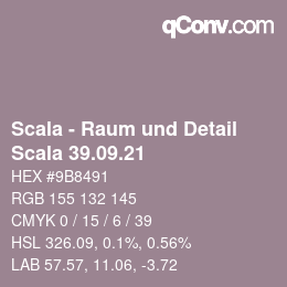Farbcode: Scala - Raum und Detail - Scala 39.09.21 | qconv.com