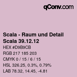 Code couleur: Scala - Raum und Detail - Scala 39.12.12 | qconv.com