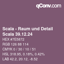 カラーコード: Scala - Raum und Detail - Scala 39.12.24 | qconv.com