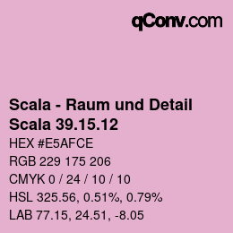 Farbcode: Scala - Raum und Detail - Scala 39.15.12 | qconv.com