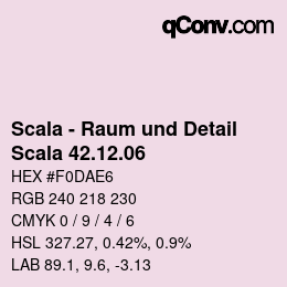 Farbcode: Scala - Raum und Detail - Scala 42.12.06 | qconv.com