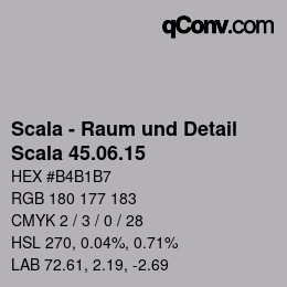 カラーコード: Scala - Raum und Detail - Scala 45.06.15 | qconv.com
