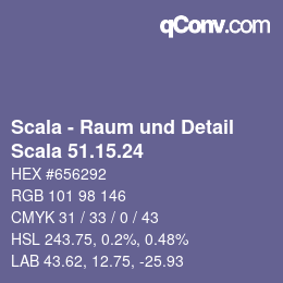 Color code: Scala - Raum und Detail - Scala 51.15.24 | qconv.com