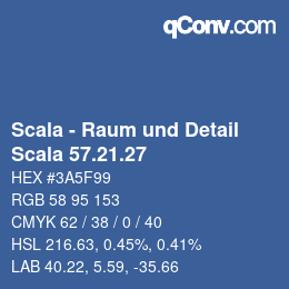 カラーコード: Scala - Raum und Detail - Scala 57.21.27 | qconv.com