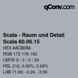 Farbcode: Scala - Raum und Detail - Scala 60.06.15 | qconv.com