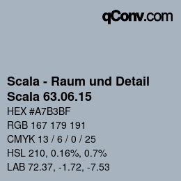 Farbcode: Scala - Raum und Detail - Scala 63.06.15 | qconv.com