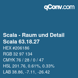 カラーコード: Scala - Raum und Detail - Scala 63.18.27 | qconv.com
