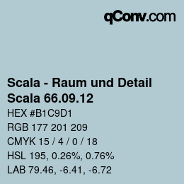 カラーコード: Scala - Raum und Detail - Scala 66.09.12 | qconv.com