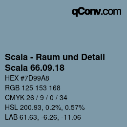 Farbcode: Scala - Raum und Detail - Scala 66.09.18 | qconv.com