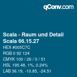 Farbcode: Scala - Raum und Detail - Scala 66.15.27 | qconv.com