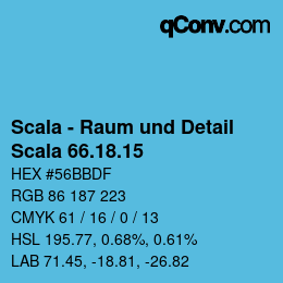 Código de color: Scala - Raum und Detail - Scala 66.18.15 | qconv.com