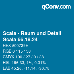カラーコード: Scala - Raum und Detail - Scala 66.18.24 | qconv.com