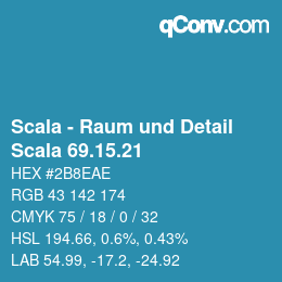カラーコード: Scala - Raum und Detail - Scala 69.15.21 | qconv.com
