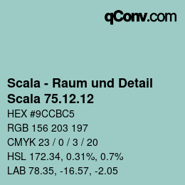 Código de color: Scala - Raum und Detail - Scala 75.12.12 | qconv.com