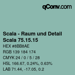 Farbcode: Scala - Raum und Detail - Scala 75.15.15 | qconv.com