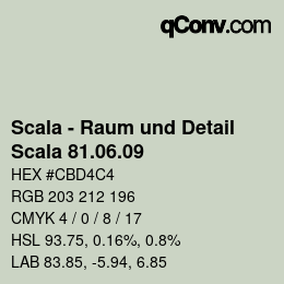 カラーコード: Scala - Raum und Detail - Scala 81.06.09 | qconv.com