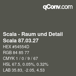 カラーコード: Scala - Raum und Detail - Scala 87.03.27 | qconv.com
