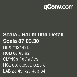 Code couleur: Scala - Raum und Detail - Scala 87.03.30 | qconv.com