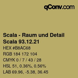 Code couleur: Scala - Raum und Detail - Scala 93.12.21 | qconv.com