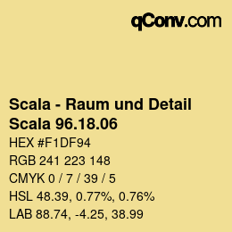 Farbcode: Scala - Raum und Detail - Scala 96.18.06 | qconv.com