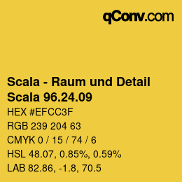 颜色代码: Scala - Raum und Detail - Scala 96.24.09 | qconv.com