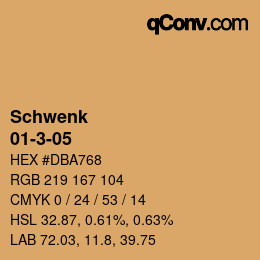 カラーコード: Schwenk - 01-3-05 | qconv.com