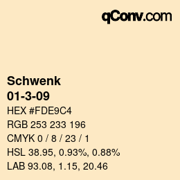 Código de color: Schwenk - 01-3-09 | qconv.com