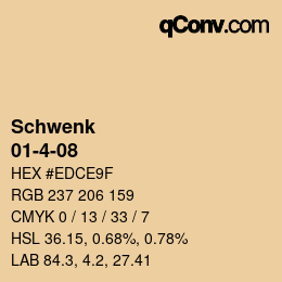 カラーコード: Schwenk - 01-4-08 | qconv.com