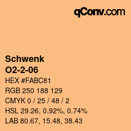 Color code: Schwenk - O2-2-06 | qconv.com