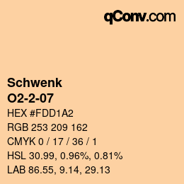 Color code: Schwenk - O2-2-07 | qconv.com