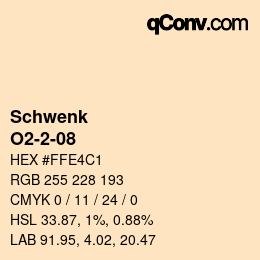 Farbcode: Schwenk - O2-2-08 | qconv.com