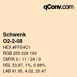 Código de color: Schwenk - O2-2-08 | qconv.com