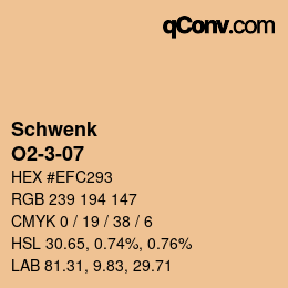 Farbcode: Schwenk - O2-3-07 | qconv.com