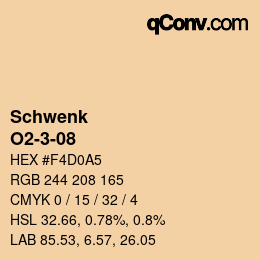 Código de color: Schwenk - O2-3-08 | qconv.com