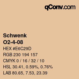 Código de color: Schwenk - O2-4-08 | qconv.com
