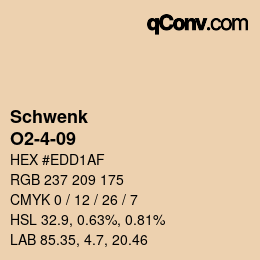 カラーコード: Schwenk - O2-4-09 | qconv.com