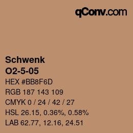 Farbcode: Schwenk - O2-5-05 | qconv.com