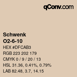 Farbcode: Schwenk - O2-6-10 | qconv.com