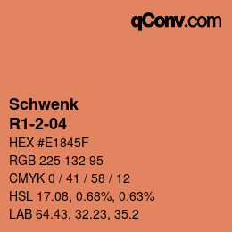 カラーコード: Schwenk - R1-2-04 | qconv.com